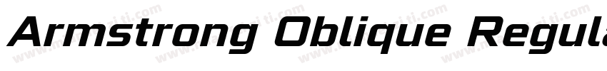 Armstrong Oblique Regular字体转换